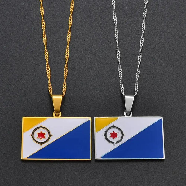 Bonaire Flag Necklace