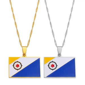 Bonaire Flag Necklace