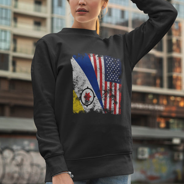Bonaire USA Flag Sweatshirt