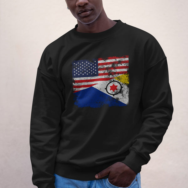 Bonaire USA Flag Sweatshirt