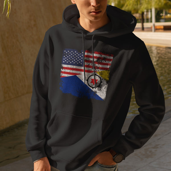 Bonaire USA Flag Hoodie