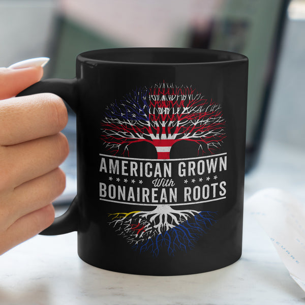 American Grown Bonairean Roots Flag Mug