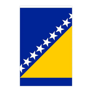 Bosnia Flag Bunting Banner - 20Pcs