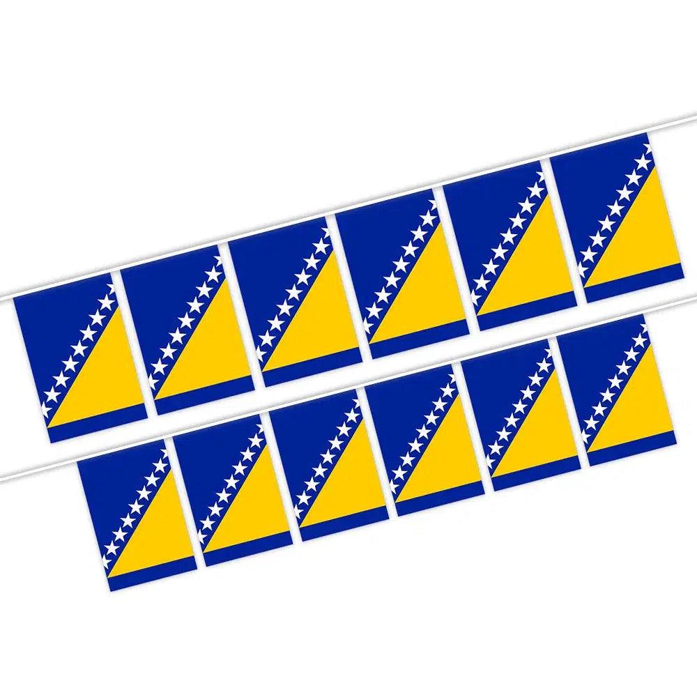 Bosnia Flag Bunting Banner - 20Pcs