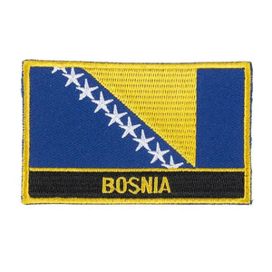 Bosnia Flag Patch - Sew On/Iron On Patch