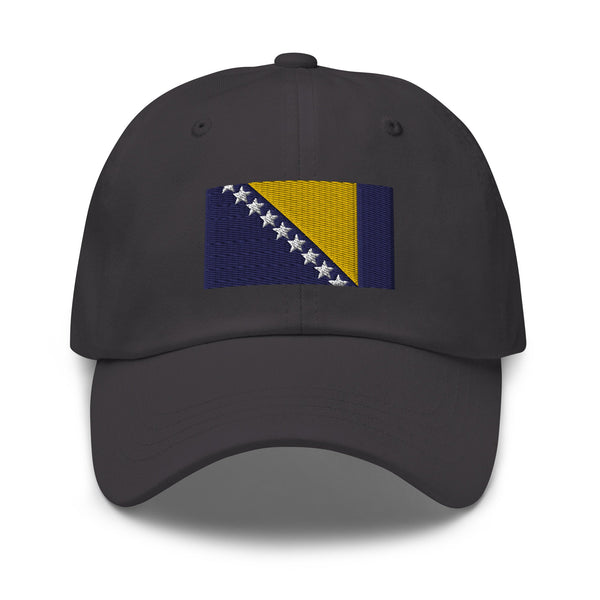 Bosnia and Herzegovina Flag Cap - Adjustable Embroidered Dad Hat