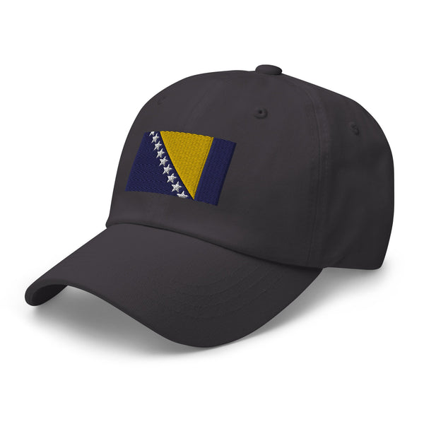 Bosnia and Herzegovina Flag Cap - Adjustable Embroidered Dad Hat