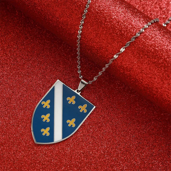 Bosnia and Herzegovina Flag Necklace