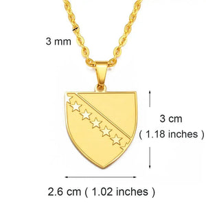 Bosnia and Herzegovina Pendant Necklace
