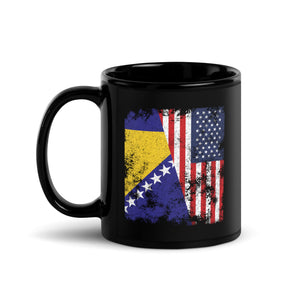 Bosnia and Herzegovina USA Flag Mug