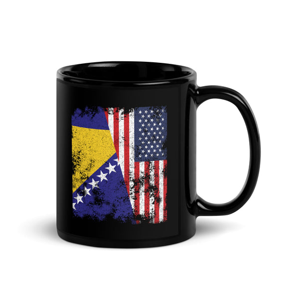 Bosnia and Herzegovina USA Flag Mug