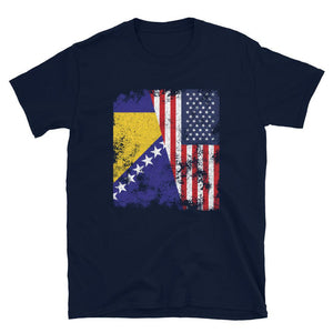 Bosnia and Herzegovina USA Flag T-Shirt