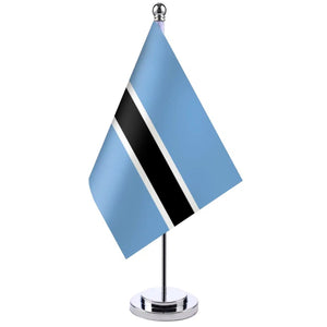 Botswana Desk Flag - Small Office Table Flag