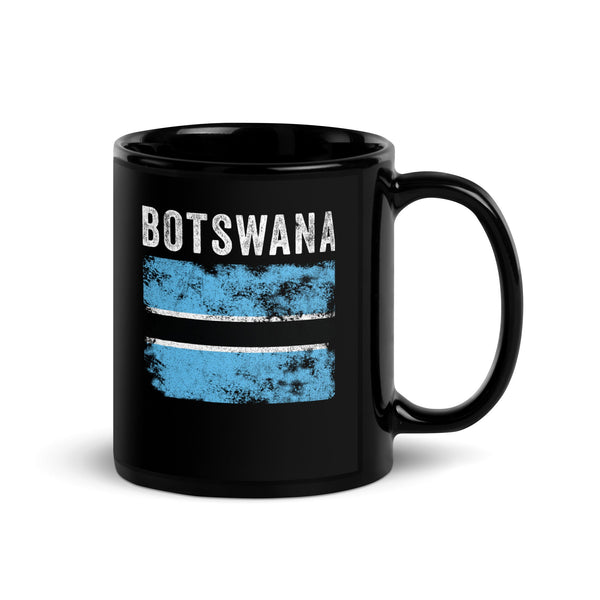 Botswana Flag Distressed Botswanian Flag Mug