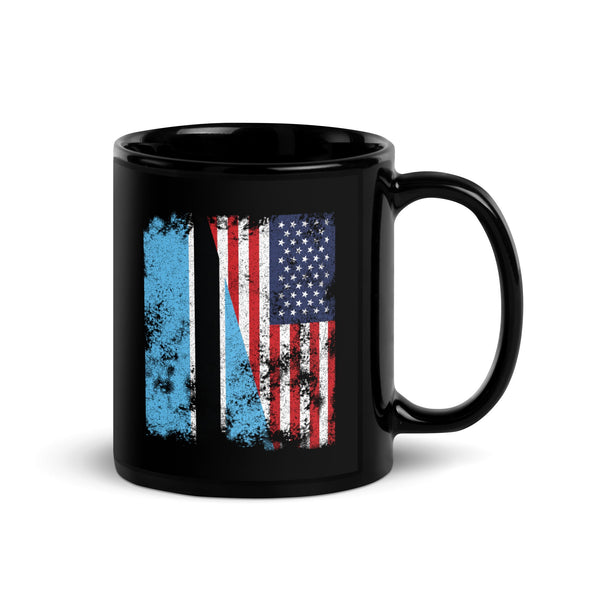 Botswana USA Flag - Half American Mug