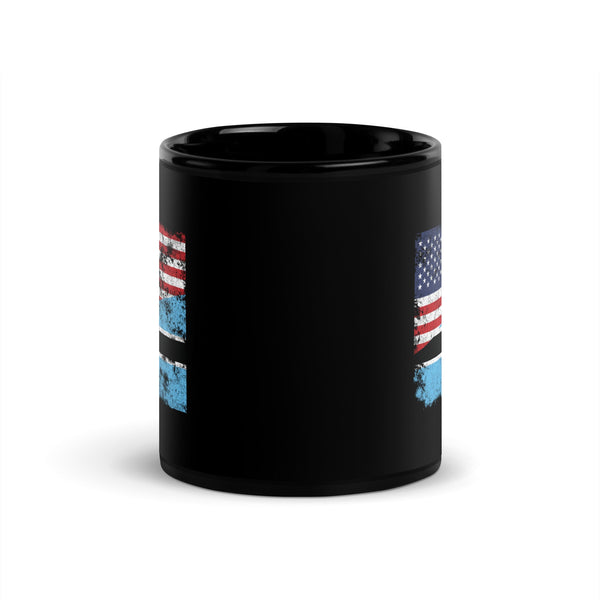 Botswana USA Flag Mug