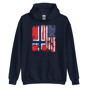 Bouvet Island USA Flag Hoodie