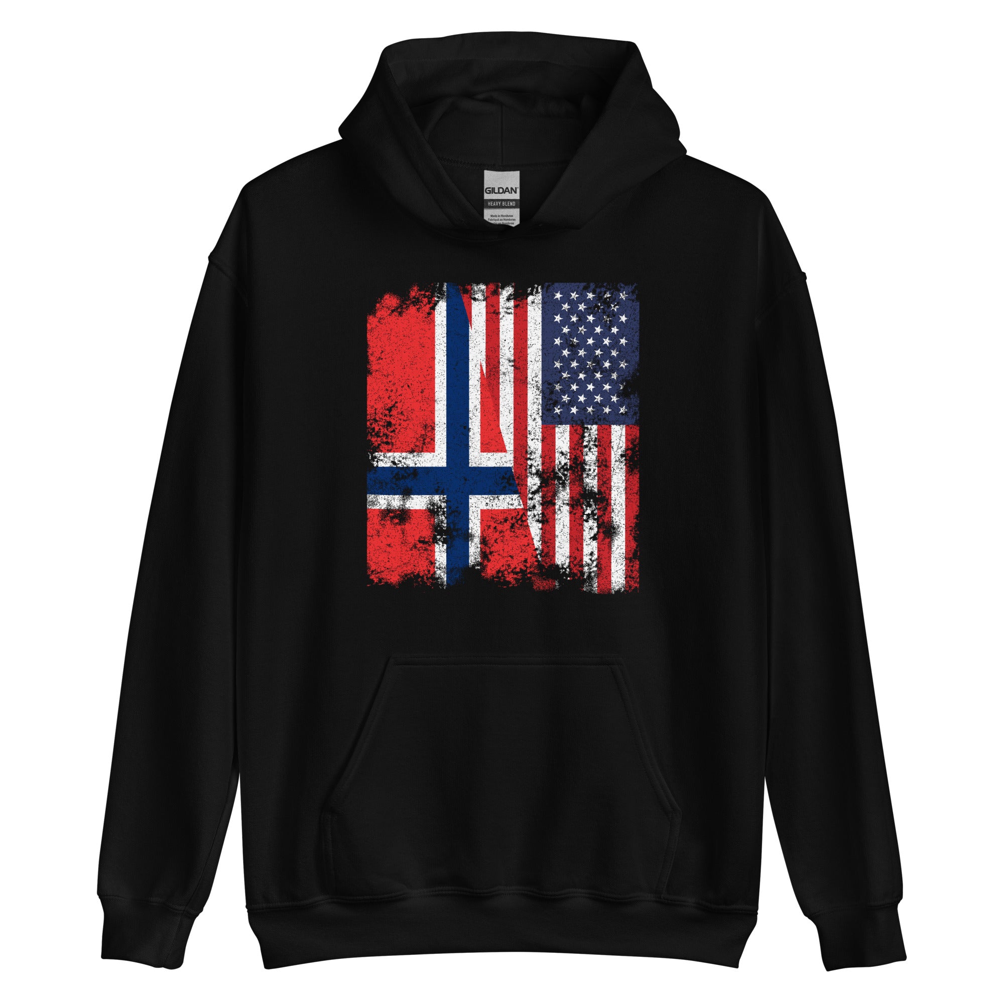 Bouvet Island USA Flag Hoodie