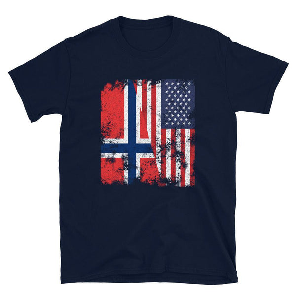 Bouvet Island USA Flag T-Shirt