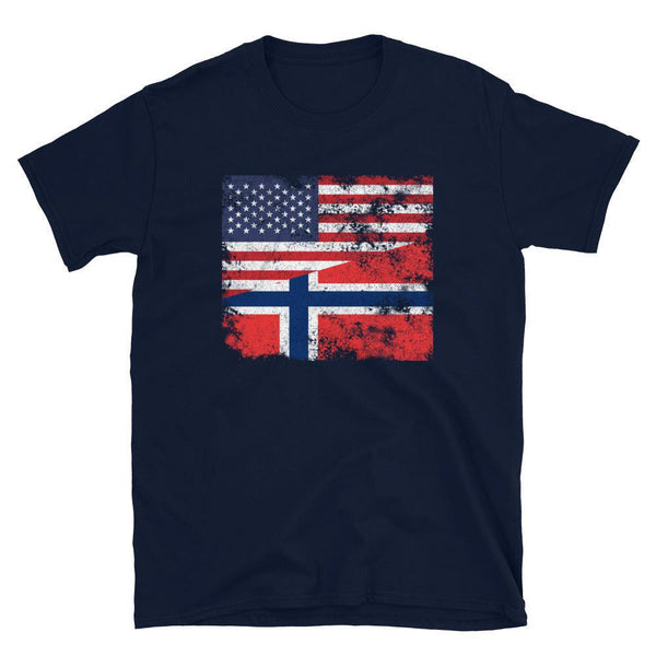 Bouvet Island USA Flag T-Shirt