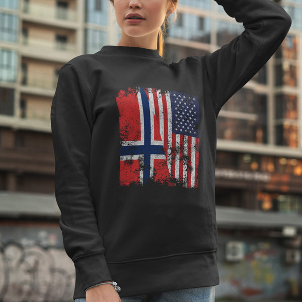 Bouvet Island USA Flag Sweatshirt