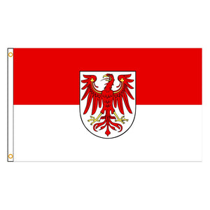 Brandenburg Flag - 90x150cm(3x5ft) - 60x90cm(2x3ft)