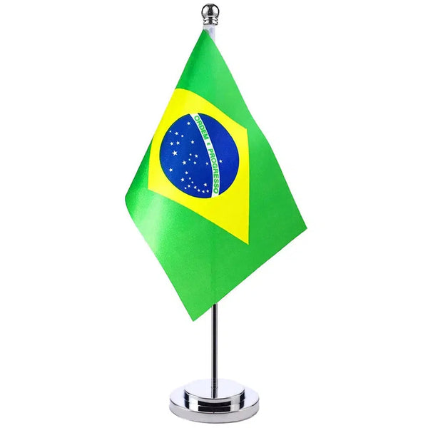 Brazil Desk Flag - Small Office Table Flag