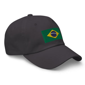 Brazil Flag Cap - Adjustable Embroidered Dad Hat