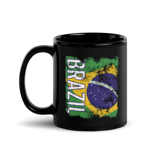 Brazil Flag - Distressed Flag Mug