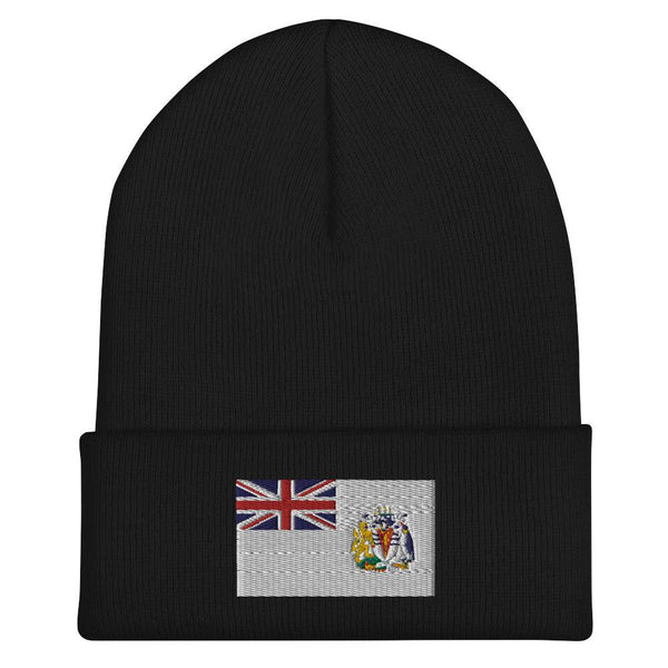 British Antarctic Territory Flag Beanie - Embroidered Winter Hat