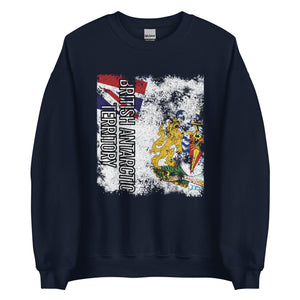 British Antarctic Territory Flag - Distressed Flag Sweatshirt