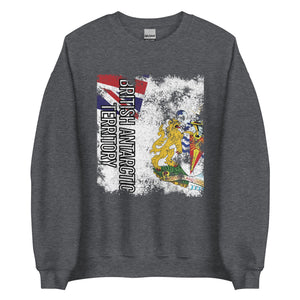 British Antarctic Territory Flag - Distressed Flag Sweatshirt