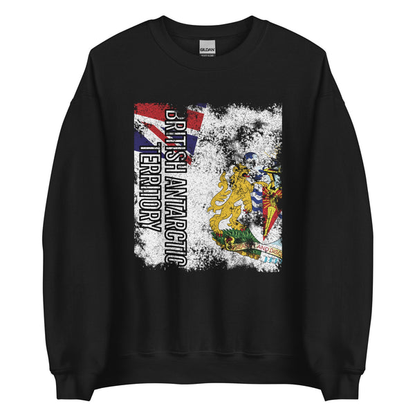 British Antarctic Territory Flag - Distressed Flag Sweatshirt