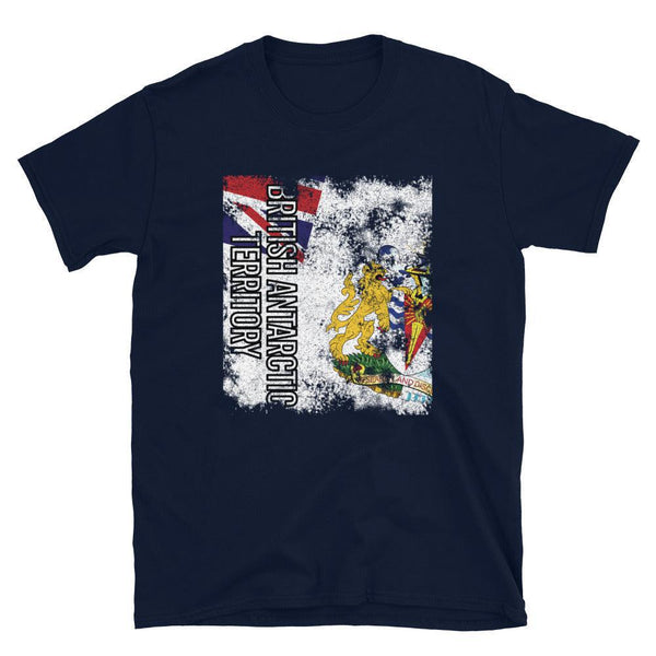 British Antarctic Territory Flag Distressed T-Shirt