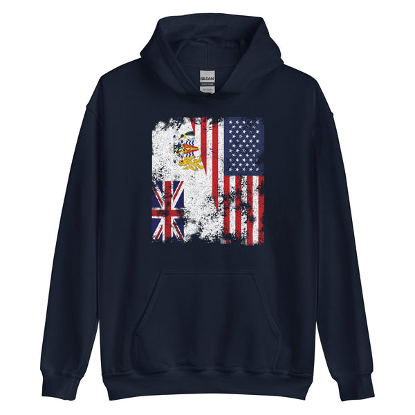 British Antarctic Territory USA Flag Hoodie