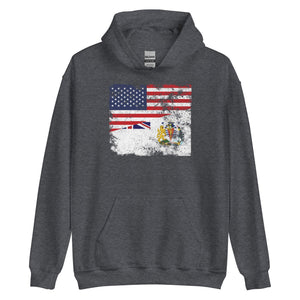 British Antarctic Territory USA Flag Hoodie