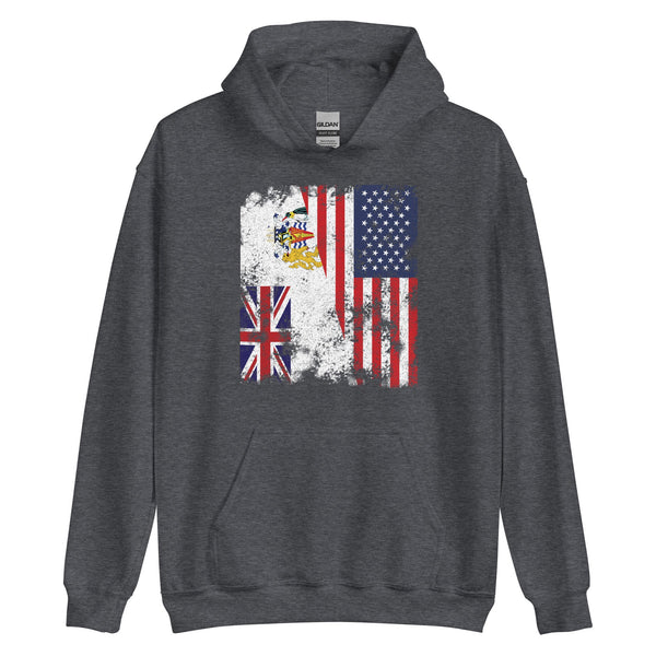 British Antarctic Territory USA Flag Hoodie