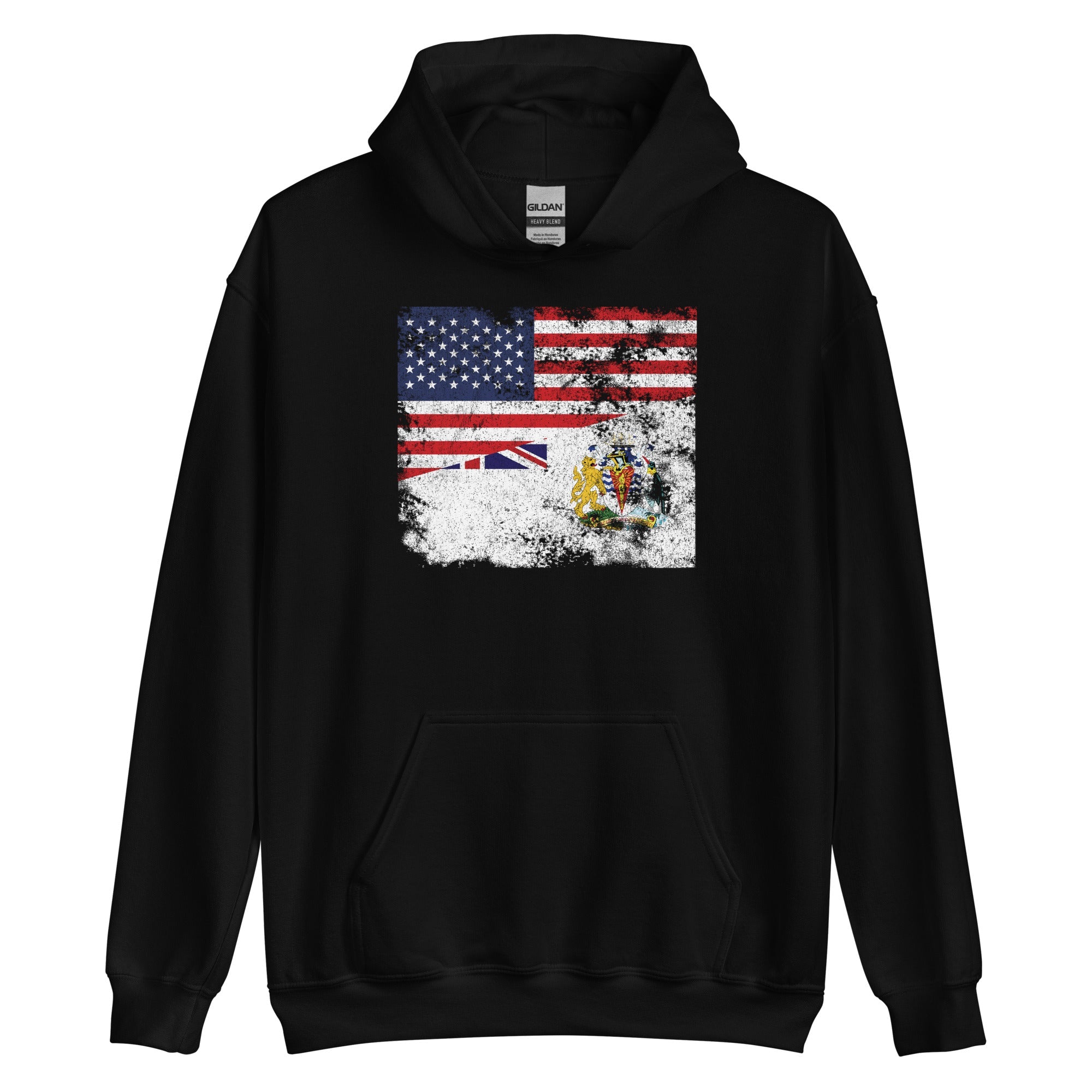 British Antarctic Territory USA Flag Hoodie