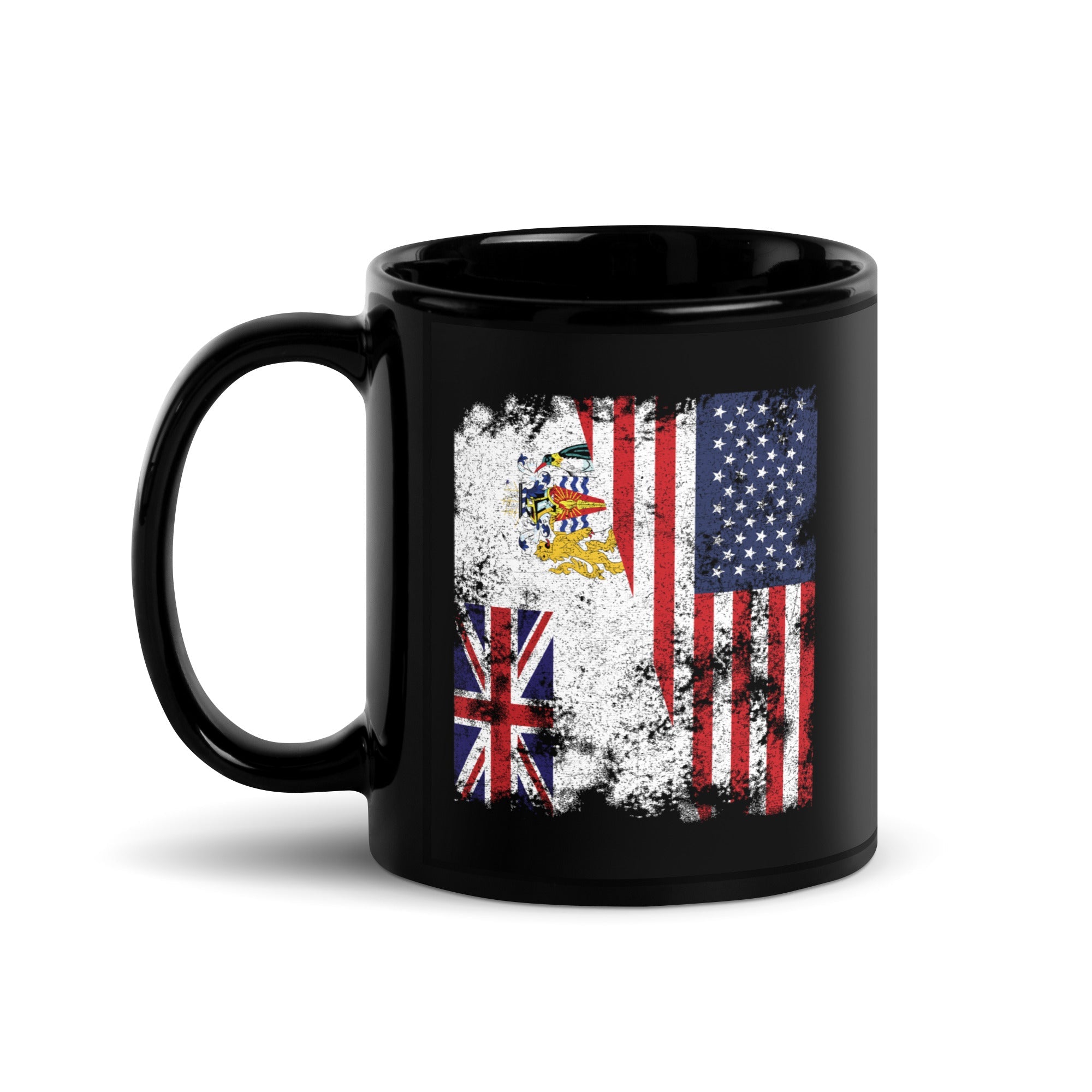 British Antarctic Territory USA Flag Mug
