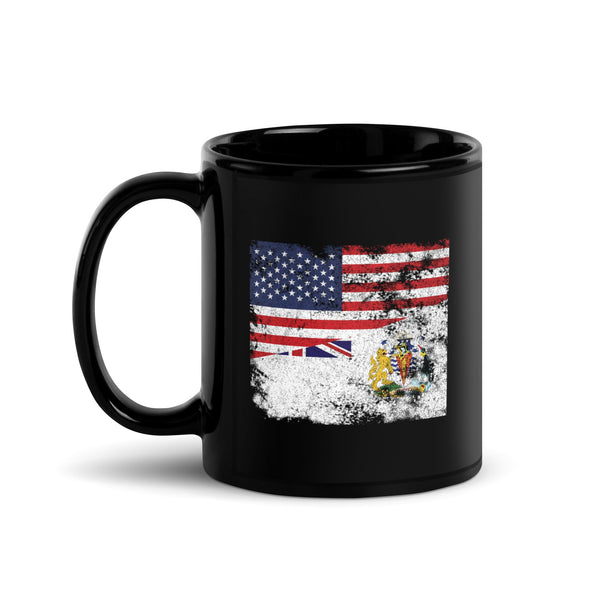 British Antarctic Territory USA Flag Mug