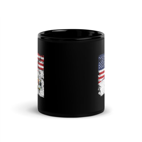 British Antarctic Territory USA Flag Mug