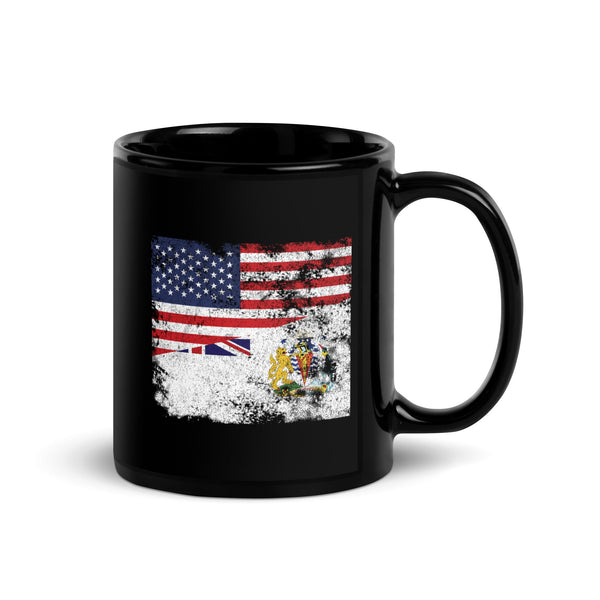 British Antarctic Territory USA Flag Mug