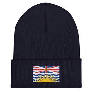 British Columbia Flag Beanie - Embroidered Winter Hat