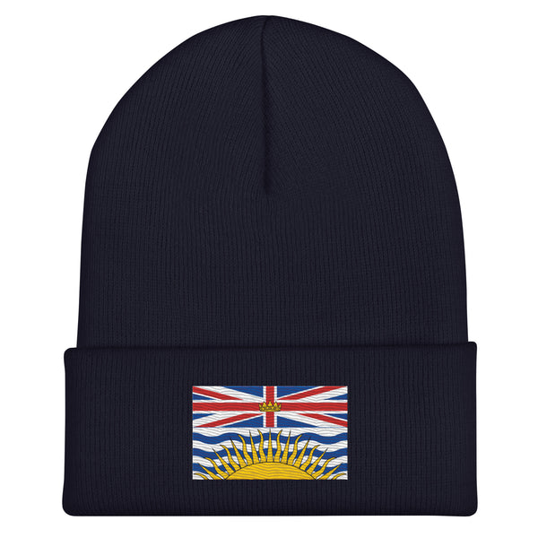 British Columbia Flag Beanie - Embroidered Winter Hat