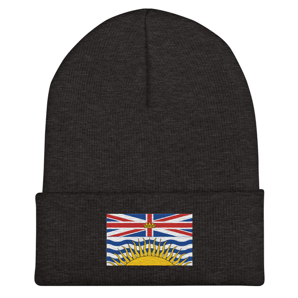 British Columbia Flag Beanie - Embroidered Winter Hat
