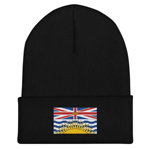 British Columbia Flag Beanie - Embroidered Winter Hat
