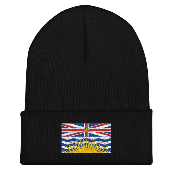 British Columbia Flag Beanie - Embroidered Winter Hat