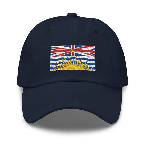 British Columbia Flag Cap - Adjustable Embroidered Dad Hat