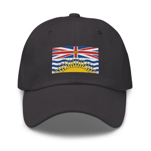 British Columbia Flag Cap - Adjustable Embroidered Dad Hat