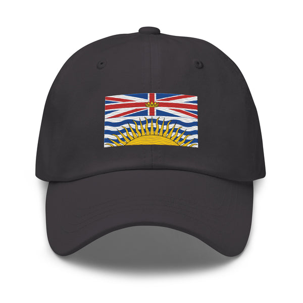British Columbia Flag Cap - Adjustable Embroidered Dad Hat